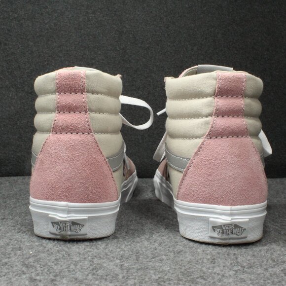 Vans Sk8 Hi Color Block Pink Multi Color Shoes Suede Canvas, Womens Size 9 - Picture 5 of 15